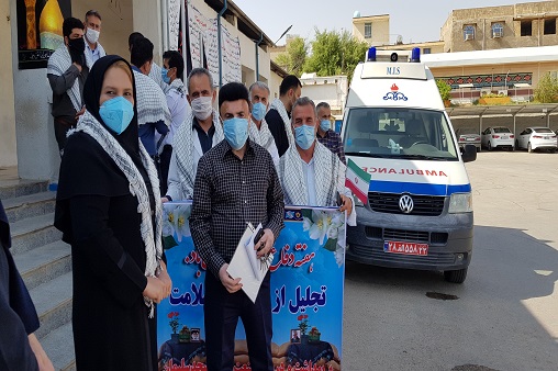 تجلیل مدافعان سلامت