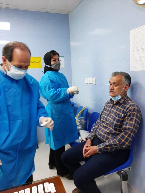 تست کرونا پرسنل