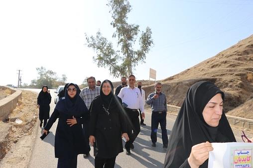 پیاده روی کارکنان هفته سلامت و ورزش