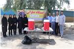 راه اندازی ایستگاه صلواتی بمناسبت دهه امامت و ولایت توسط بهداشت و درمان نفت