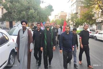 بدرقه‌ای از جنس وفاداری؛ حضور کارکنان بهداشت و درمان نفت مسجدسلیمان در تشییع رهبر شهید