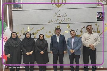 بمناسبت هفته دولت، دیدار مسئولین بهداشت و درمان نفت مسجدسلیمان با فرماندار شهرستان/ تأکید بر ارتقای خدمات سلامت در شهرستان