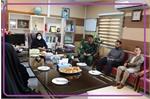تجلیل فرمانده ناحیه مقاومت بسیج مسجدسلیمان از پرستاران بیمارستان نفت به مناسبت روز پرستار