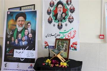 گرامیداشت یاد شهید حاج قاسم سلیمانی در بیمارستان امام خمینی(ره) نفت مسجدسلیمان با برپایی میز یادبود